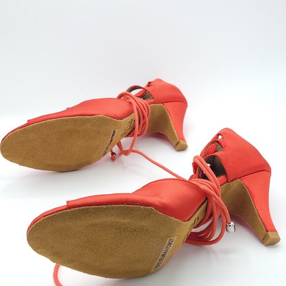 Burju dance red shoes women's size 11 - Picture 5 of 10